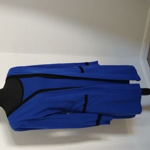 Royal Blue and Black Dress